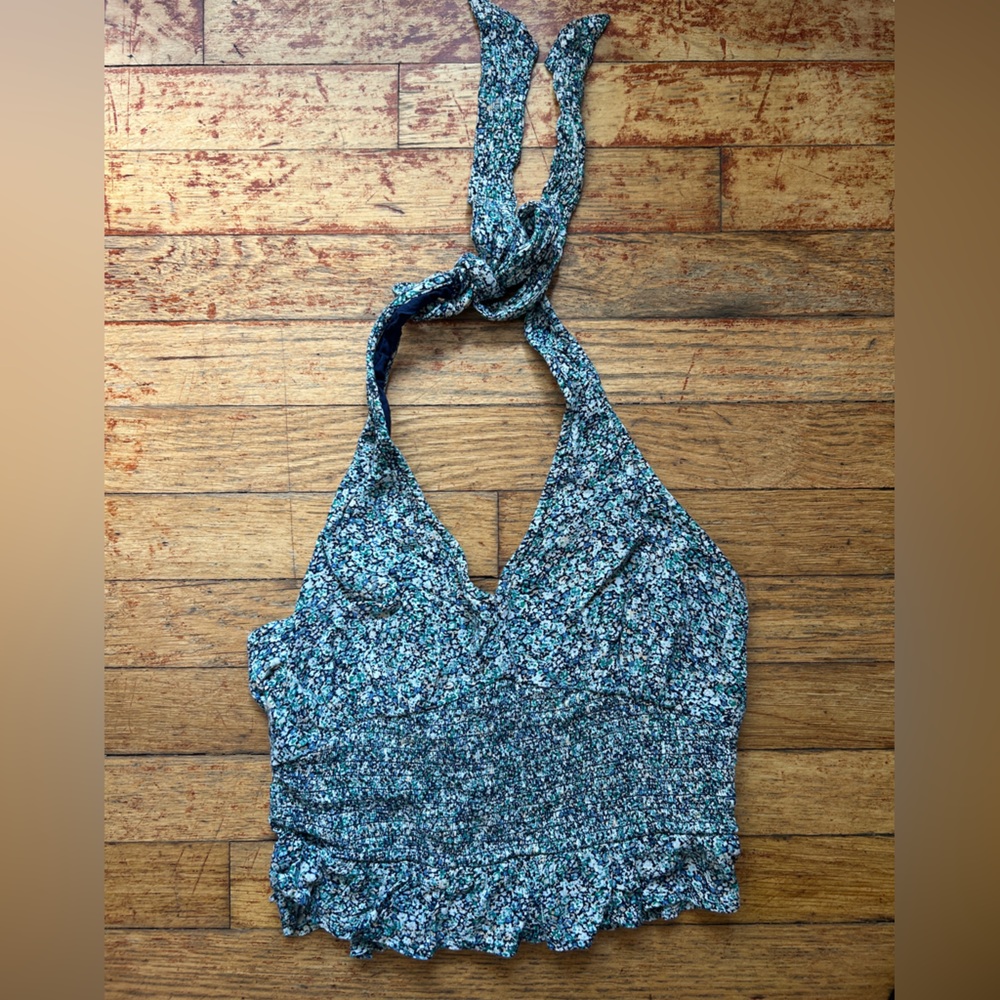 American Eagle Outfitters floral halter Top